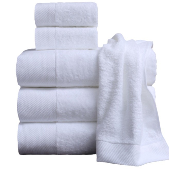 Hotel de lino de algodón al por mayor cama y desayuno Hotel salón de belleza Hotel Toalla de algodón blanco Hotel Toalla de baño