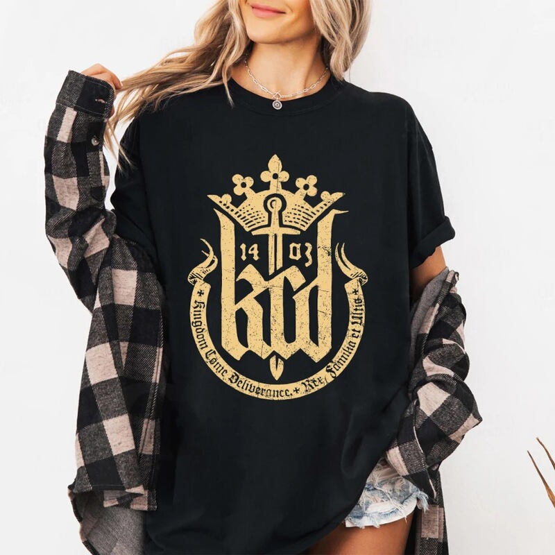 Kingdom Come: Deliverance 2 Shirt Kcd2 Merch Retro Medieval Gothic T-Shirt Hans Capon Play Kingdom Come: Deliverance 2 Shirt Kcd2 Merch Retro Medieval Gothic T-Shirt Hans Capon Play