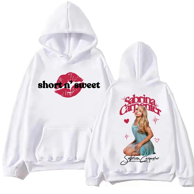 Sabrina Carpenter Short N Sweet Hoodie Harajuku Pullover Top Men Women Loose Sweatshirt Fan