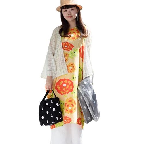 Japanese fashion brand digital cold insulation bag drawstring lunch box storage bag student office worker picnic lunch bag