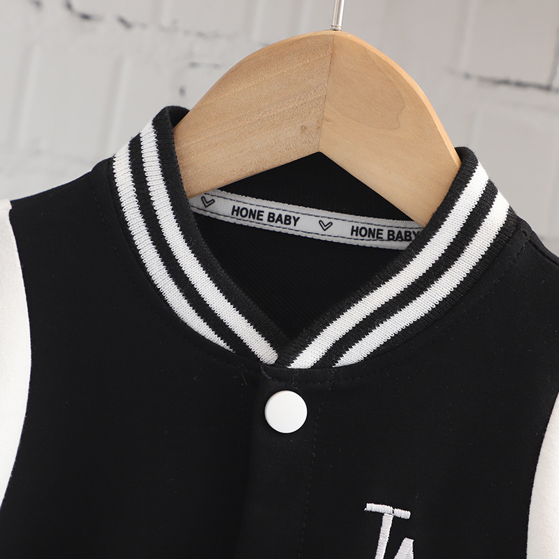 Autumn Spring New Children's Casual Baseball Suit Two Piece Boys and Girls' Sweater Set_voghion.com
