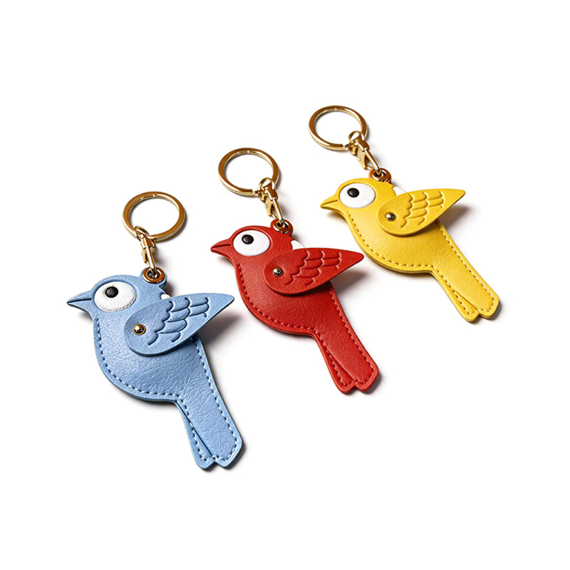 New Product: Small Bird Leather Keychain Pendant, Airtag Protective Case, Access Card Keychain Holder, Christmas Custom Design New Product: Small Bird Leather Keychain Pendant, Airtag Protective Case, Access Card Keychain Holder, Christmas Custom Design