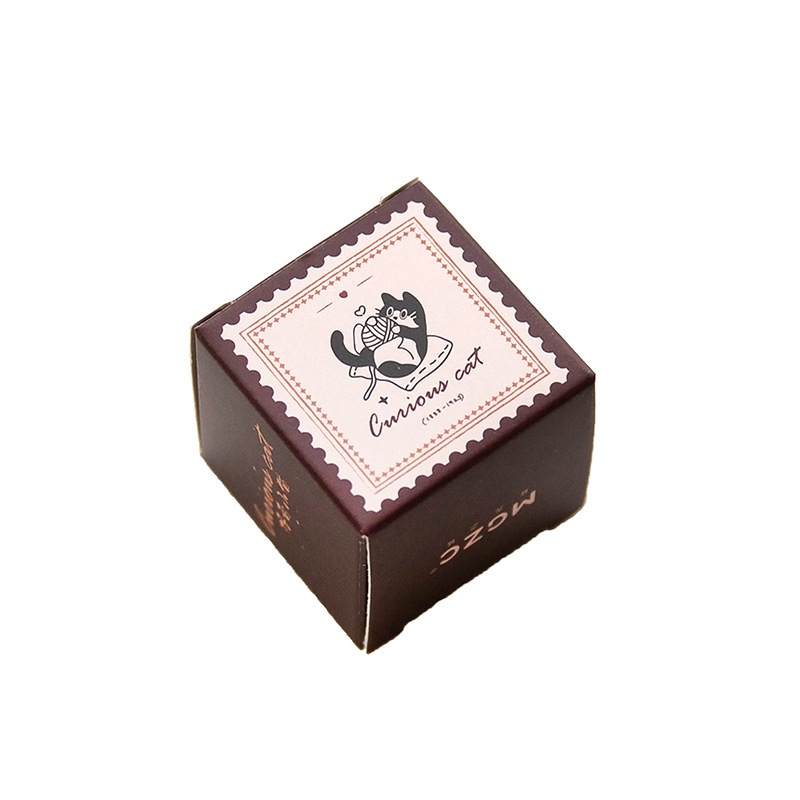 Crepúsculo sello retro gato serie retro gato diario DIY impresión decorativa 6 opciones