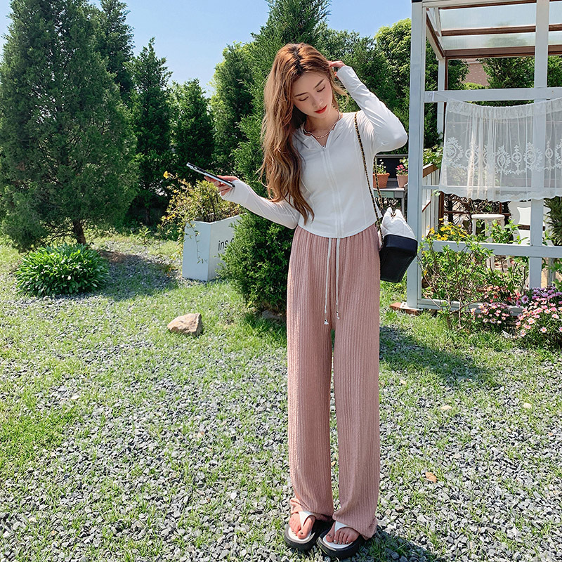 Ropa de protección solar slim fit mujer verano hielo seda transpirable protección UV manga larga aire acondicionado blusa ciclismo protección solar camisa abrigo