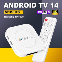 クロスボーダーH96MAX M1 plusセットトップボックスRK3528アンドロイド14テレビボックスhd 8kブルートゥースtv box