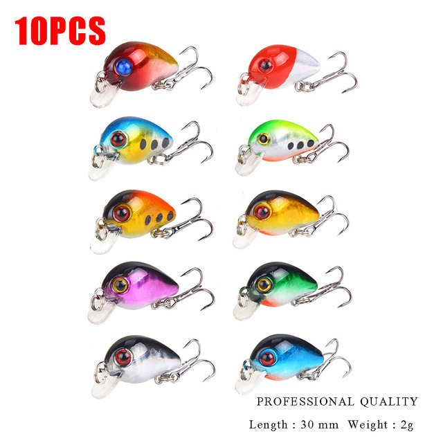 Fishing Lure Tackle Kit Set Crazy Wobblers Artificial Bionic