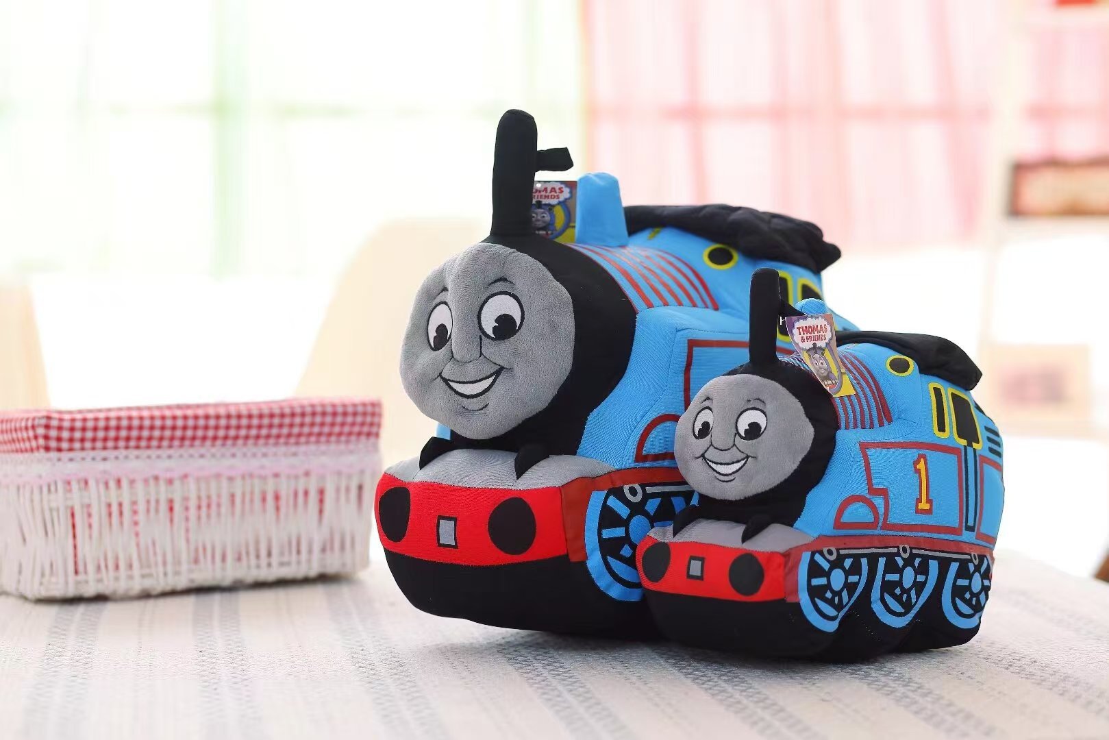 Thomas the Train Plush Toy Pillow Children's Birthday Gift Short Plush Selection