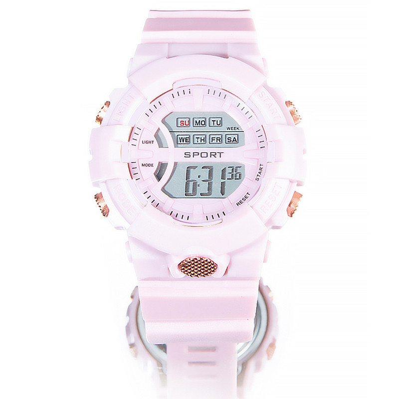 Nuevo simple estudiante deportes LED reloj electrónico niños luminosos hombres y mujeres multi-funcional reloj electrónico en stock al por mayor