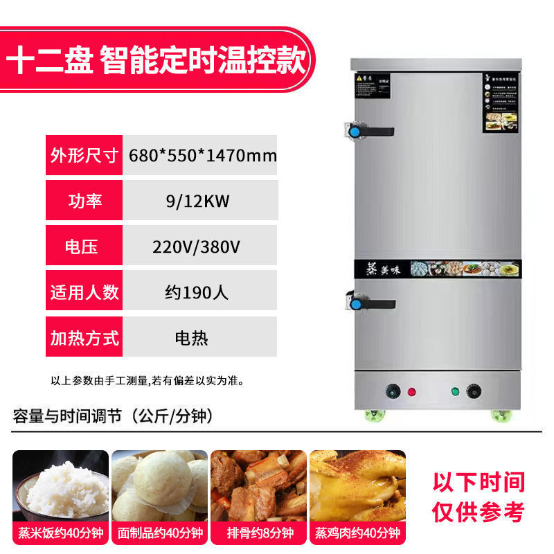 vapor de arroz comercial vapor eléctrico horno de vapor de gas pequeño comedor coche automático vapor de arroz pan al vapor vapor máquina de arroz vapor de arroz image 30