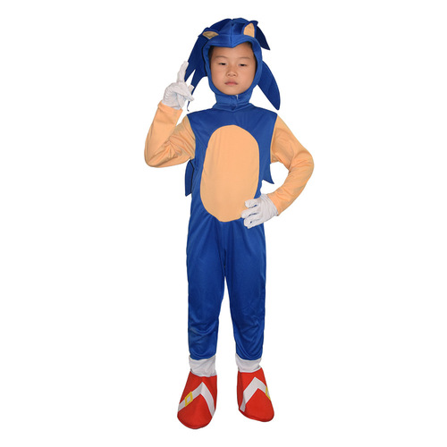 Halloween Sonic the Hedgehog cosplay Sonic game costume children cartoon character dress-up hedgehog outfit