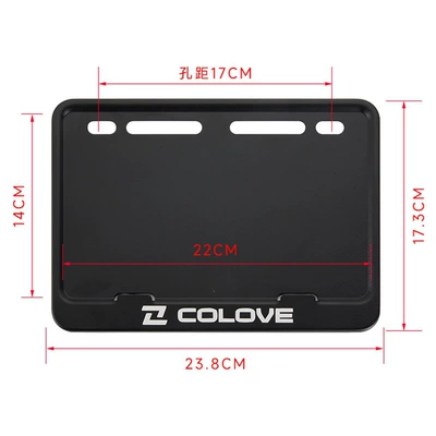 solid aluminum alloy rear license plate – Nömrə qabı