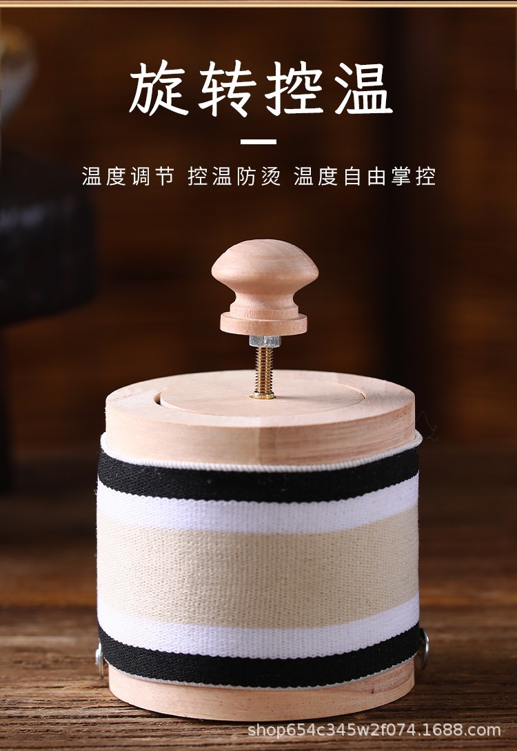 Smokeless Moxibustion Box Portable Moxa Warmer Set with Straps for Home Warming Therapy specifications