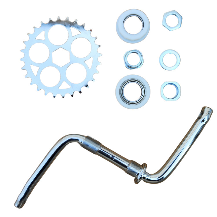 28t children's bicycle center shaft bearing baby carriage conjoined block bowl bearing center shaft bowl set conjoined crank Bowl set 28t children's bicycle center shaft bearing baby carriage conjoined block bowl bearing center shaft bowl set conjoined crank Bowl set