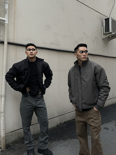 GTAL three-proof flight jacket cotton jacket for men's spring tough guy wear American work jacket thickened warm cotton jacket