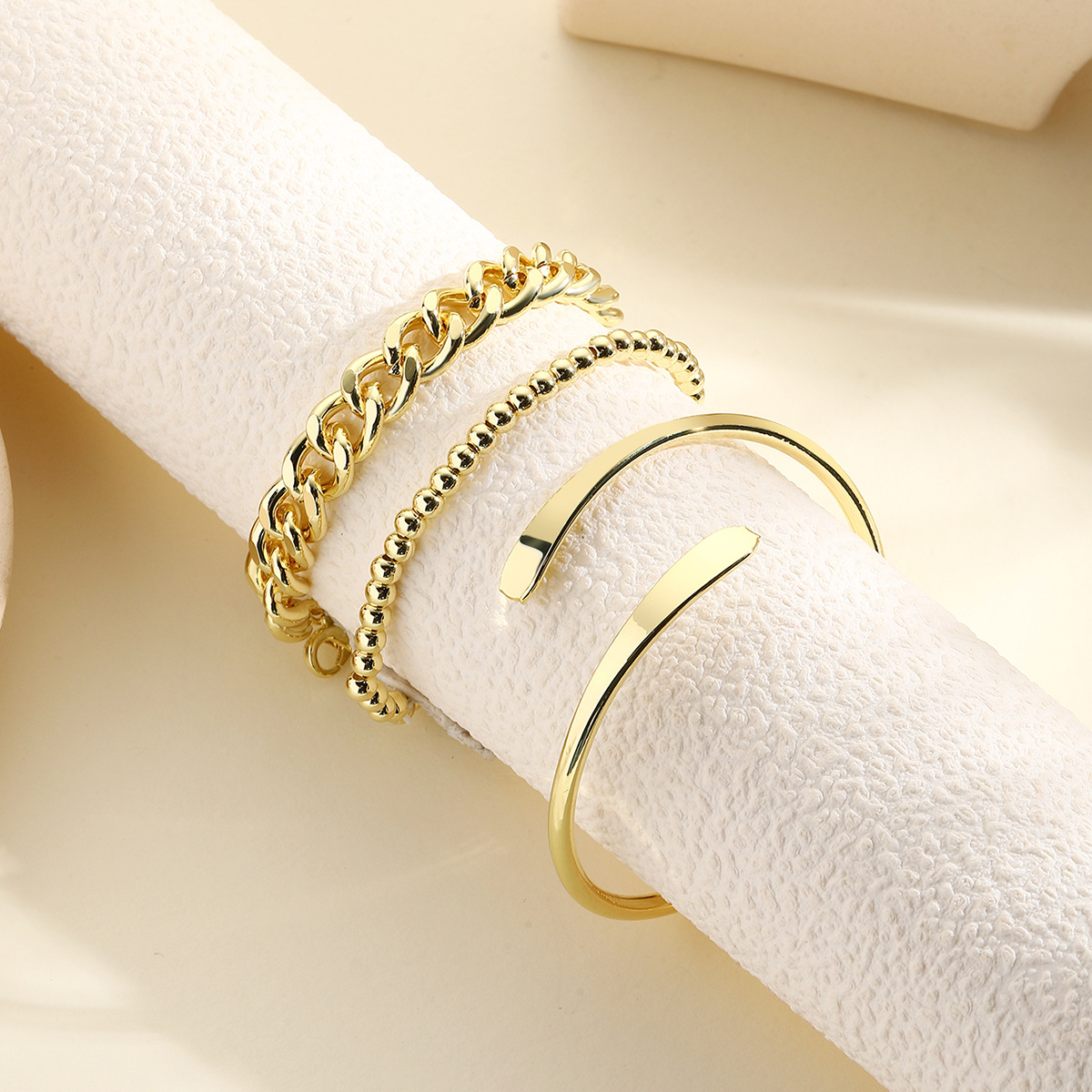 hot Selling Small Product, Light Luxury And Cool Style Bracelet For Girls, High End Multi Layer Bracelet Set_voghion.com