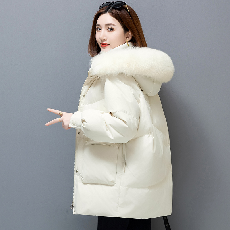 화이트(폭스 퍼 칼라)