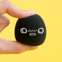 素描揉擦棉美術用品水滴揉擦蛋專用小黑球揉擦球畫材海綿球紙擦筆