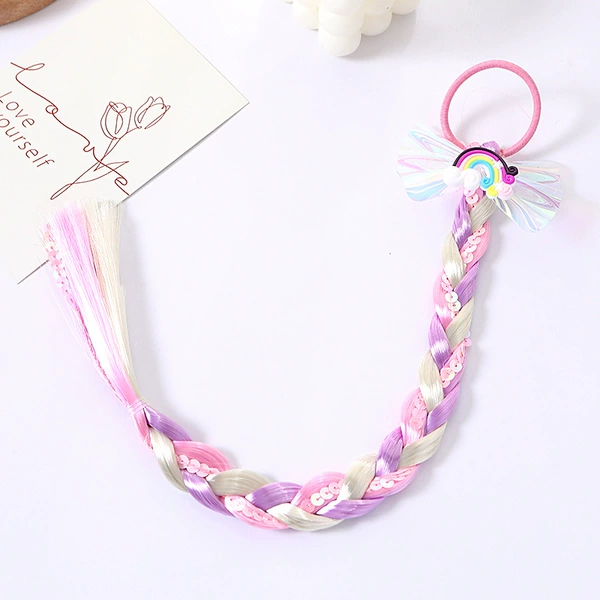 With bow, rainbow