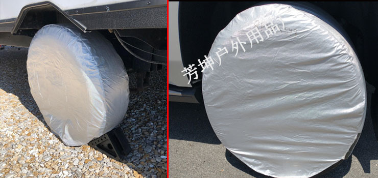 Cross-border waterproof car tire cover RV tire anti-aging protection cover tire sun protection 4-piece tire cover