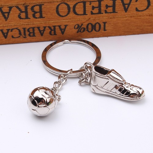 Creative World Cup football shoe key chain metal national football key chain company club activity gift lettering logo