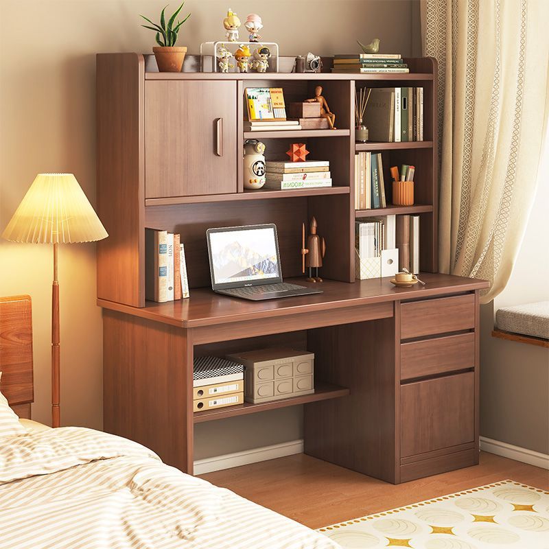 Desk Bookshelf Integrated Table Student Bedroom Home Writing Desk Simple Modern Table Simple Rental House Computer Desk