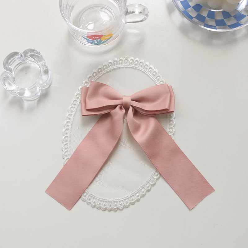 Women's Sweet Simple Style Bow Knot Cloth Hair Clip Hair Tie Brooches display picture 3