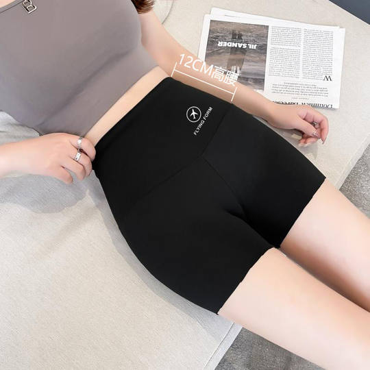 Summer Thin Shark Pants, Tummy-tightening Butt-lifting Safety Pants, Anti-exposure Pull-up Support, Three-point Bottoming Safety Shorts