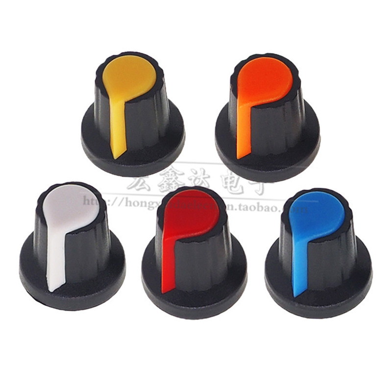 AG2 AG3 adjustable knob cap 15X17MM double potentiometer button cap plastic plum handle rotary cap