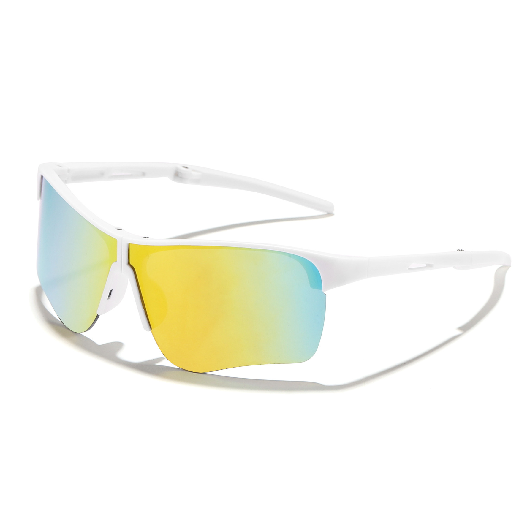 Nuevas gafas de sol de parasol a prueba de viento para ciclismo al aire libre plegable para niños y niñas sin marco gafas de sol de colores