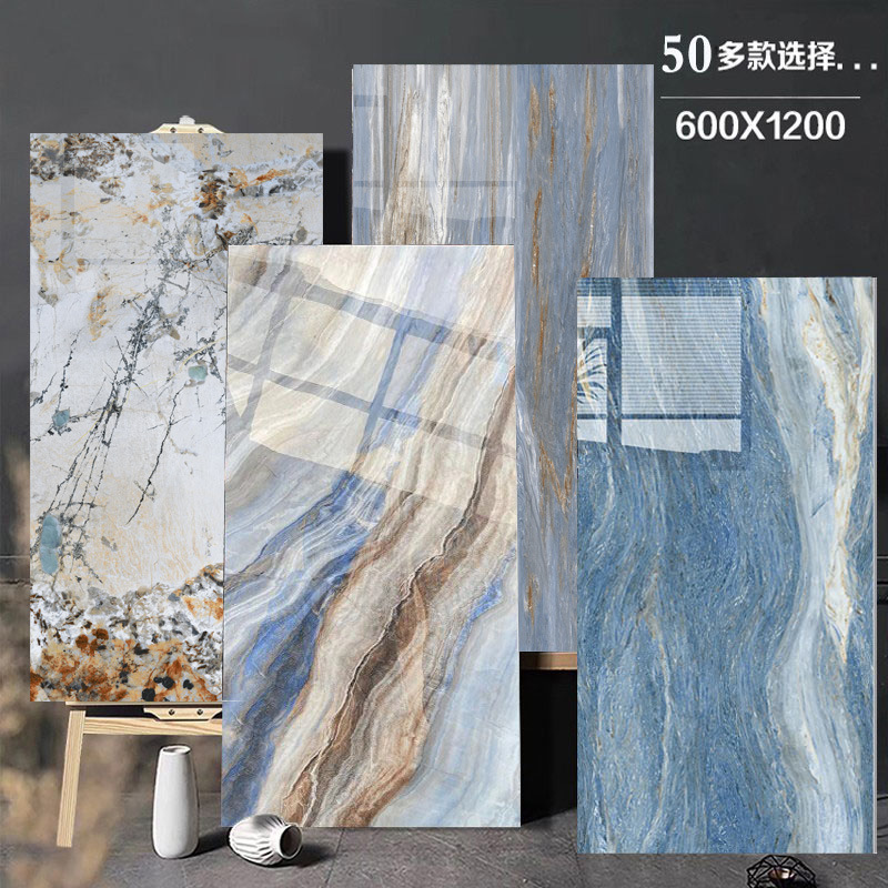 Guangdong Foshan luxury stone tile 600x 1200 floor tile living room marble wall tile non-slip floor tile rock tile