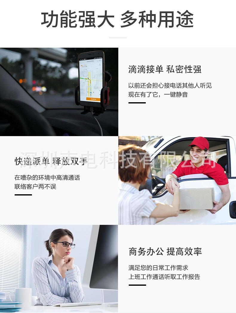 Huaqiangbei Bluetooth-Kopfhörer, Sprachkommunikationsmodell mit ENC-Geräuschunterdrückung, speziell für grenzüberschreitende Lastwagenfahrer.