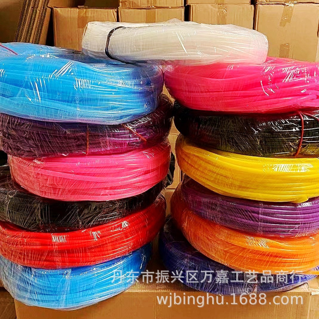 5*7/6*8/4*6硅胶管透明粉色橡胶管2公斤/卷约90米颜色备耐高温