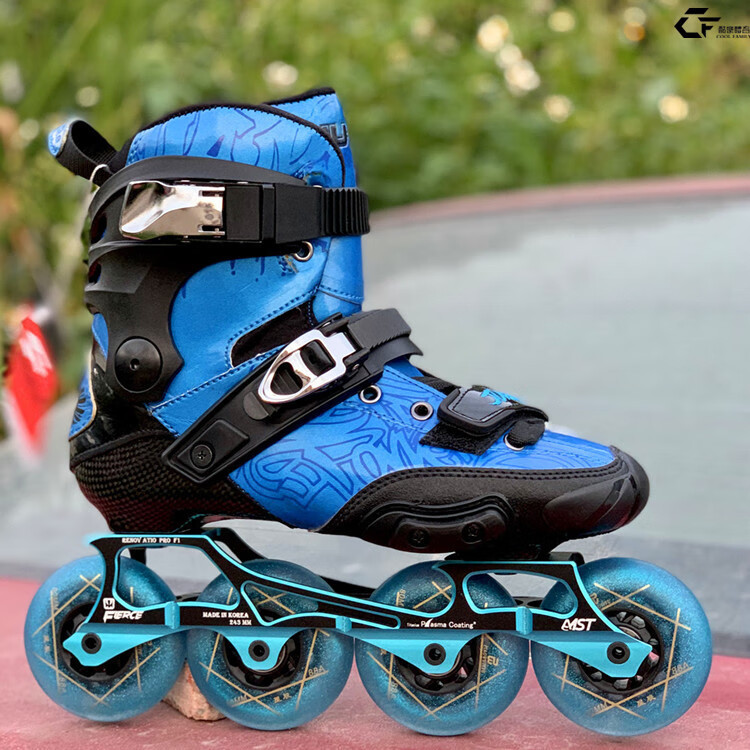 Fengyun Carbon Fiber Flat Shoes Roller Skates Ksjj Fancy Hv Kidsren's Brake Professional Skates Straight Row Men and Women Adults