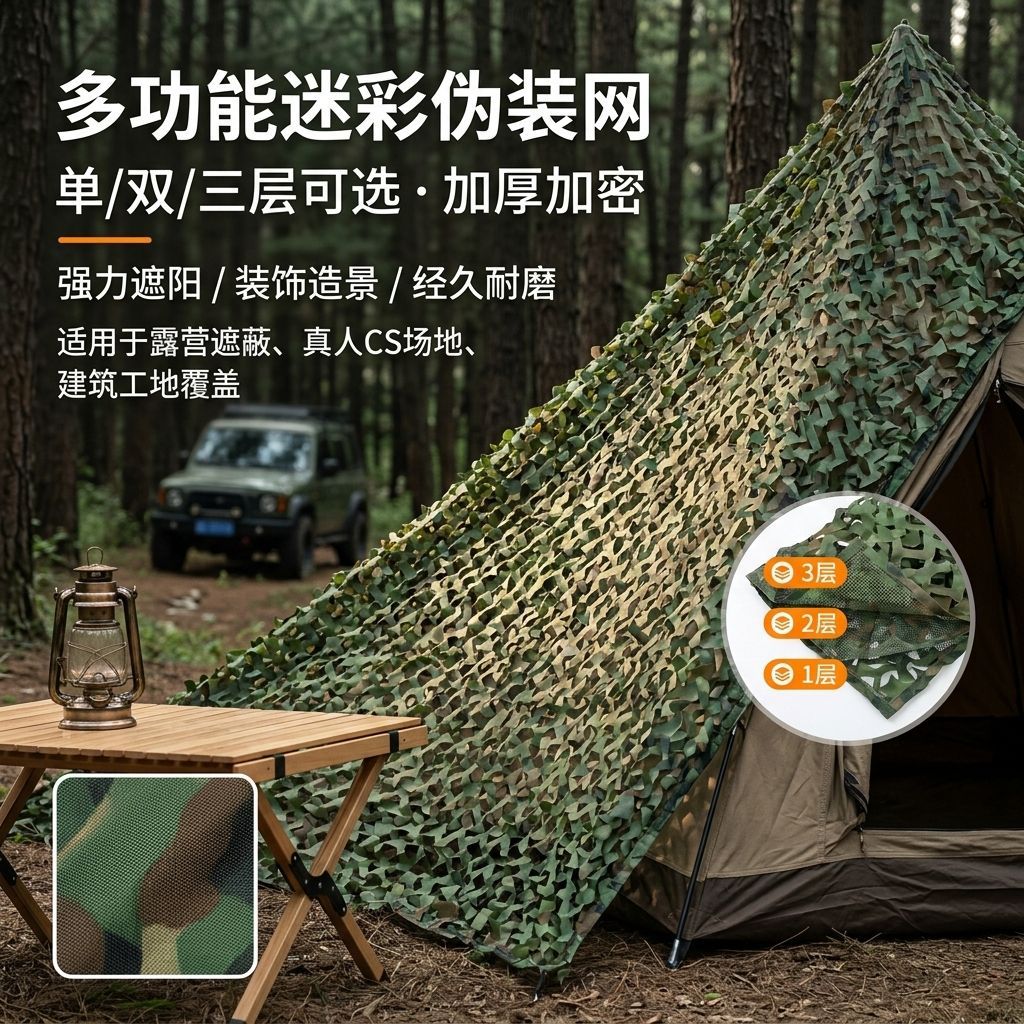 Anti-Aerial Photography Camouflage Net, Mountain Anti-Satellite Camouflage Net, Game-Themed Decorative Net, Mountain Greening Net, Sunshade Net