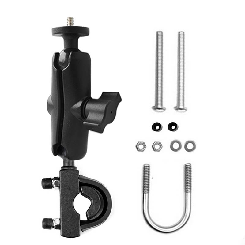 SM-01 aluminum alloy long bar diameter installation double-ball header long rod support