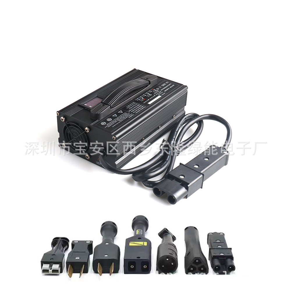 48V15A雅马哈110V美规高尔夫球车Ez-go充电器可选颜色带LED显示