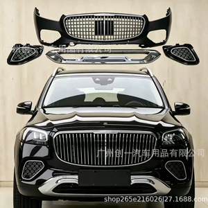 Mercedes-Benz GLS400 450-dən GLS480 Maybach-a ön/arxa bamper və barmaqlıq dəsti