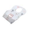 Handheld cartoon hygienic children's eating bib for food non-woven cloth to go out, with pocket