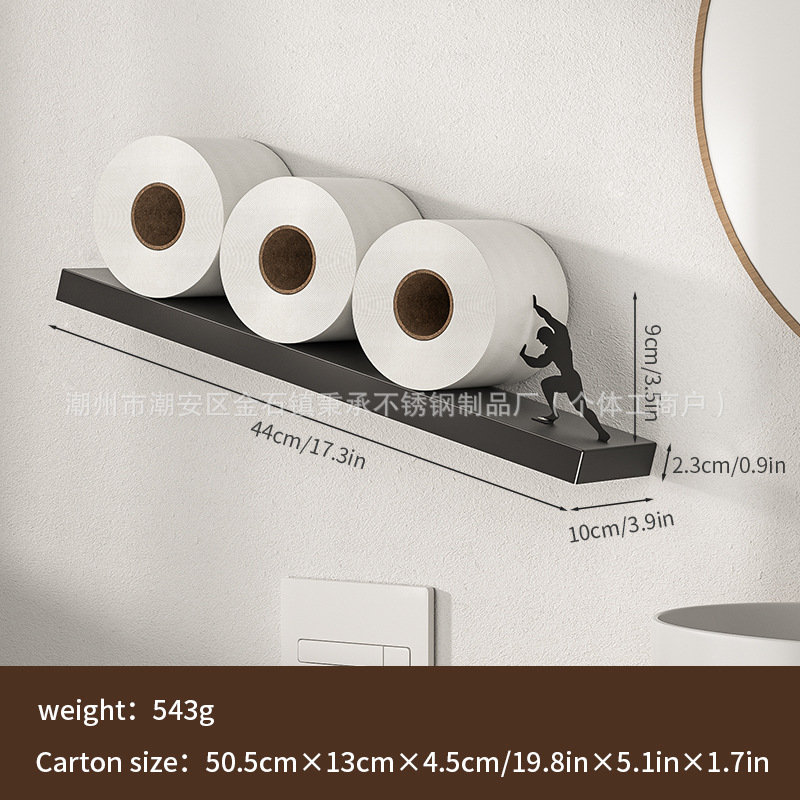 Nueva caja de toallas creativas para baño sin perforación estante de almacenamiento de toallas de cocina estante de almacenamiento de toallas de baño caja de toallas de papel