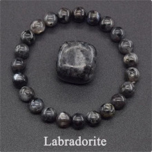 Temu纯天然8mm虎眼石手链天然青金石太阳石串珠草莓晶粉晶手链