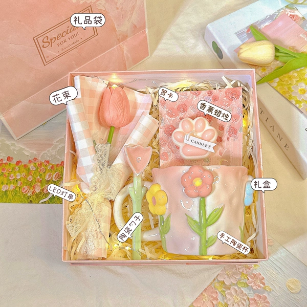 Three dimensional spoon, aromatherapy, gift box, Birthday gift