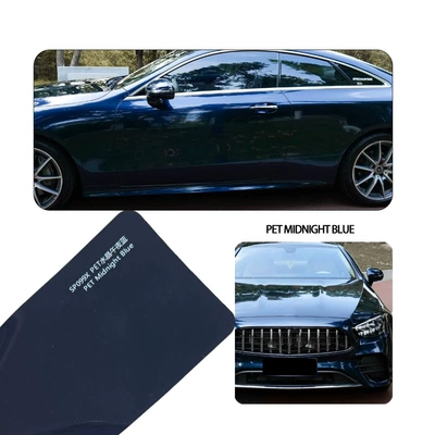 Axxpel Car Pet Crystal Midnight Blue Color-Changing Film for Full Car Use, Extended Application, Car Body Protection Film, Car Paint (Auto Color Change Film) - pet-crystal-midnight-blue-152m-165m