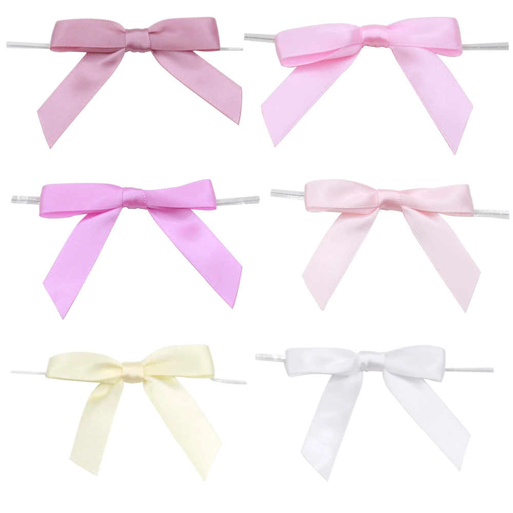 Оптовая продажа полиэфирная лента слово бант шелк бант бант выпечка упаковка