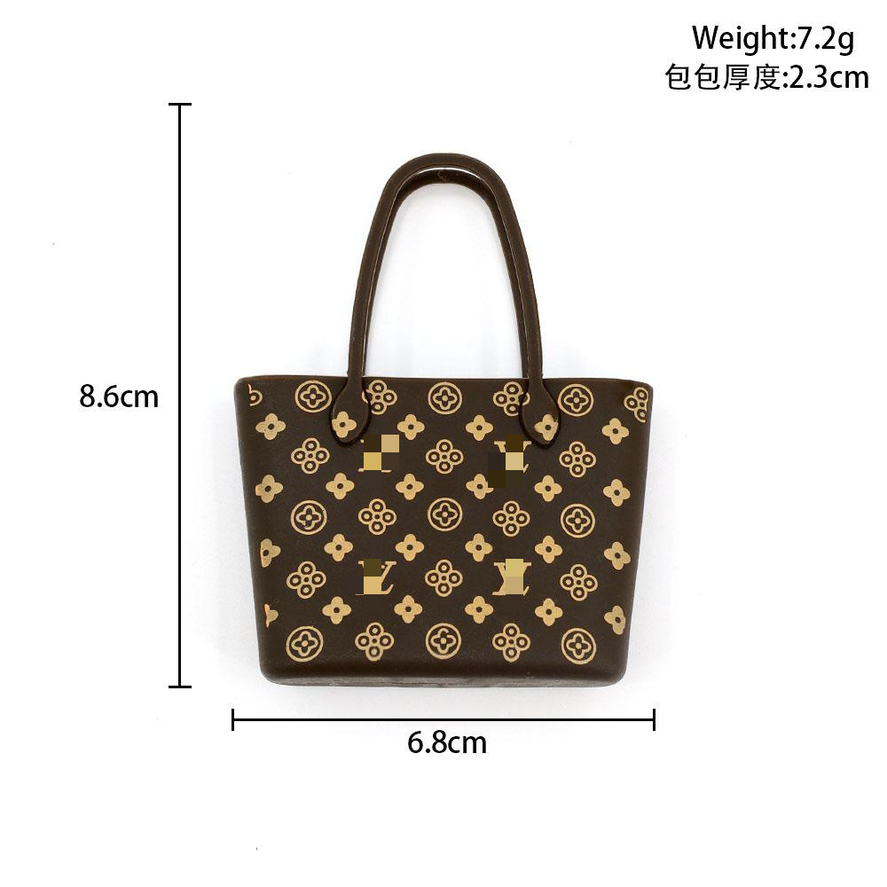 Dollhouse mini muñeca casa pequeña bolsa BJD bolsa de estilo de marca 6 centavos bolsa de muñeca 30 cm accesorios de muñeca