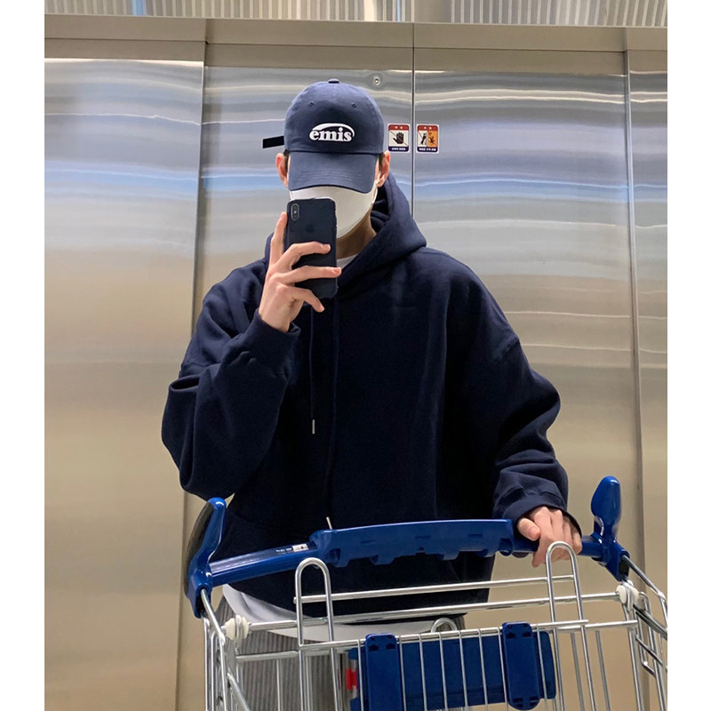 High-End and Stylish Men's Sweatshirt 2026 Spring and Autumn New Trendy Heavy-Duty Oversized Hooded Jacket
