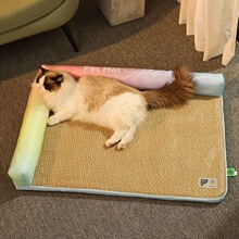Pet Cooling Mat Dog Cat Bed Non-Toxic Cool Summer Pad 4Sizes
