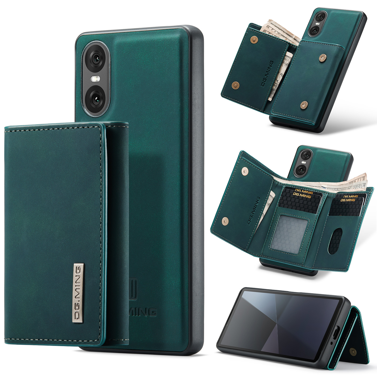 M1 for Sony Xperia 10 VI Protective Case Xperia 1VI Magnetic Split Wallet Phone Case 2024_voghion.com