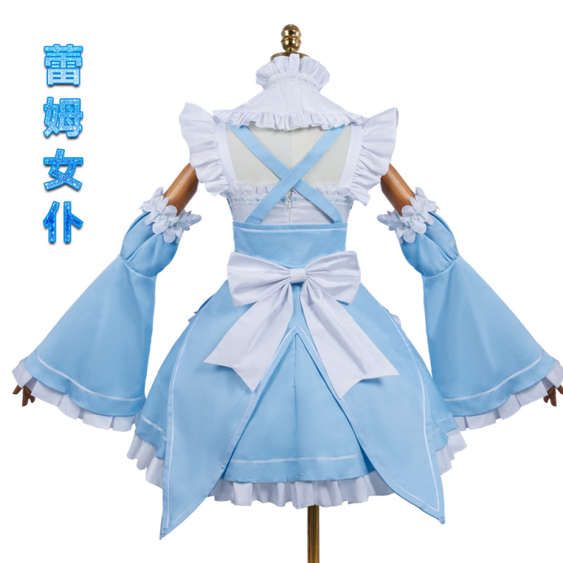 从零开始的异世界异色猫耳蕾姆女仆cos服 二次元蕾姆cosplay服装|undefined