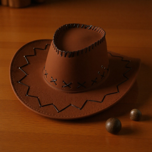 Men's and women's denim sun hats, prairie-style sun hats, Western cowboy hats, and stylish large-brimmed Xinjiang fedoras with suede accents—perfect for couples.