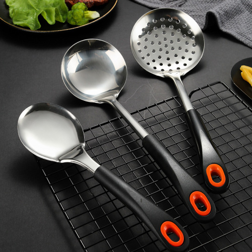 201不锈钢厨具套装 锅铲粥勺批发4s新礼品